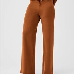 SPANX Air Essentials Wide Leg Pant Butterscotch Sz S